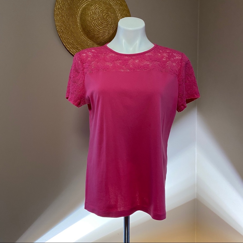 American Living Pink Top Size XL